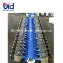 Dn50 Wafer Type Installation 3 Spear Jamesbury Cast Seat Design Pneumatic Butterfly Valve Ductile Iron